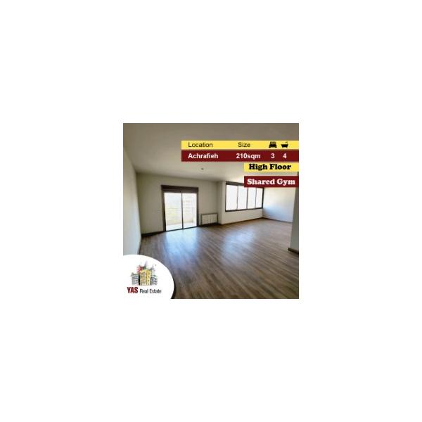 Achrafieh 210m2 | Brand New | High-End | Open View | Gym | AC |