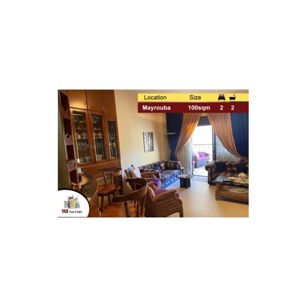 Mayrouba 100m2 | Well Maintained | Decorated | Calm Area | DANS