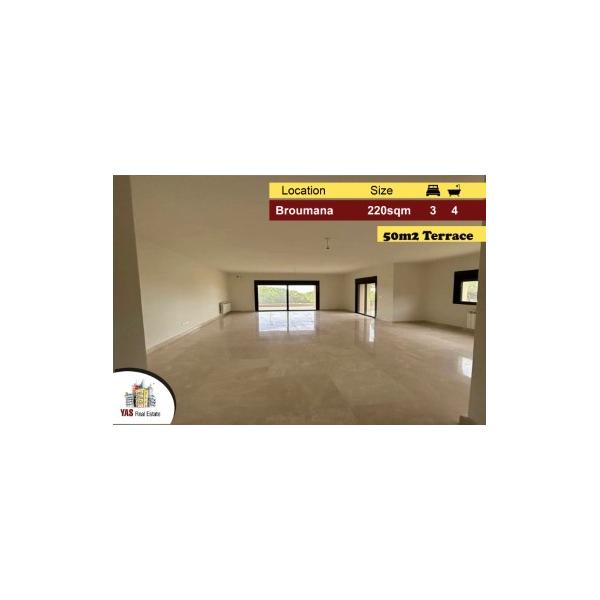 Broumana 220m2 | 50m2 Terrace | Mountain View | Ecellent Condition|PA