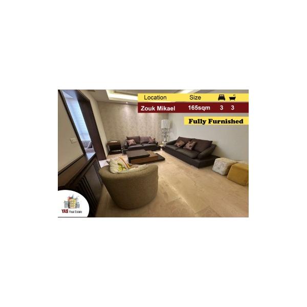 Zouk Mikael 165m2 | Prime Location | Decorated | Furnished | EH |