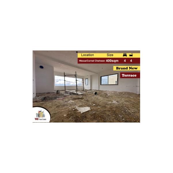 Hbous/Cornet Chehwan 400m2 | Terrace | Duplex | Brand New | KR |