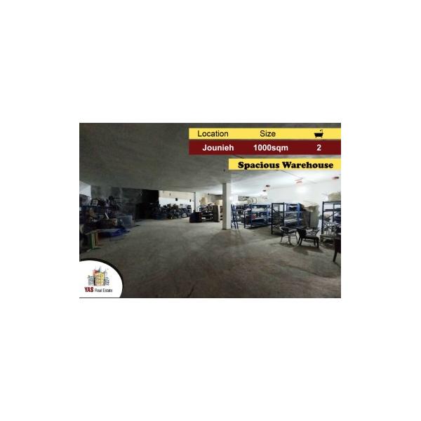 Jounieh 1000m2 |Spacious Warehouse |Self Investment |Prime Location|IV
