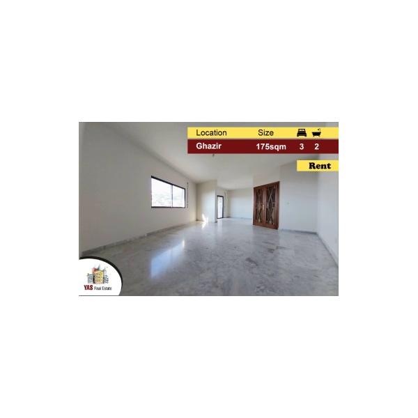 Ghazir 175m2 | Rent | Partial View | Well Maintained | Calm Street |IV