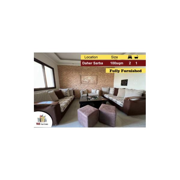 Daher Sarba 100m2 | Fully Furnished | Classical | Well Maintained | EHDA