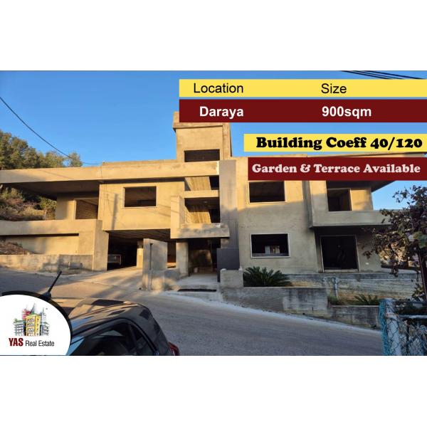 Daraya 900m2 | 350m2 Villa | Troc Available | Garden Available |A
