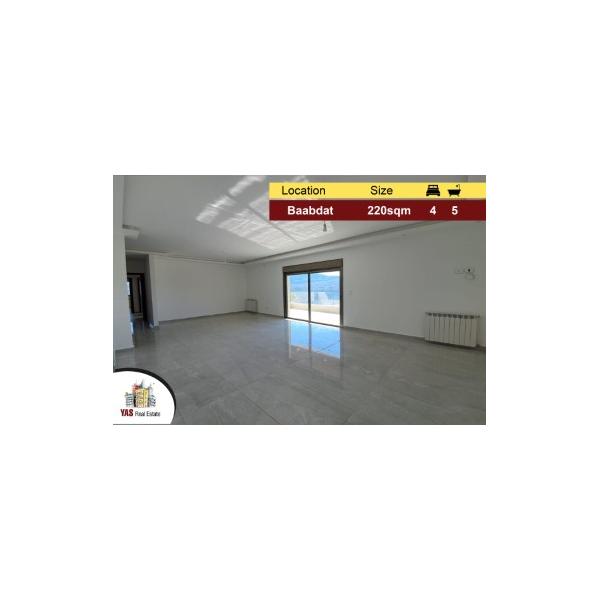 Baabdat 220m2 | New | Calm Area | Prime Location | AMK |