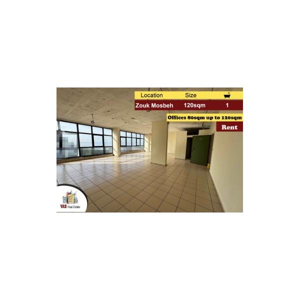 Zouk Mosbeh 80m2 up to 120m2 | Offices | Rent | Main Road | CHN/EL |
