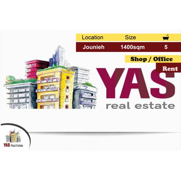 Jounieh 1400m2 | Shop/Office | Rent | Accessible | Two Floors | EH |