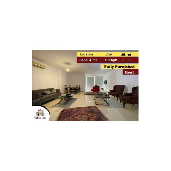 Sahel Alma 180m2 | Furnished | Rent | Prime Location | Luxury | RA