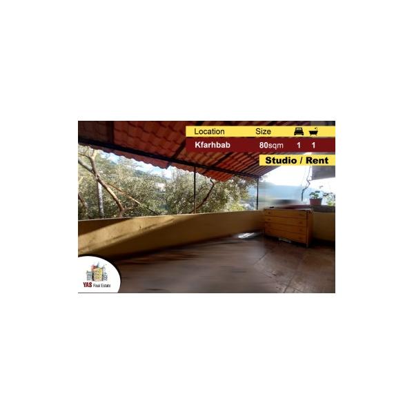 Kfarhbab 80m2 | Studio | Well Maintained | Rent | Mountain View | YV |