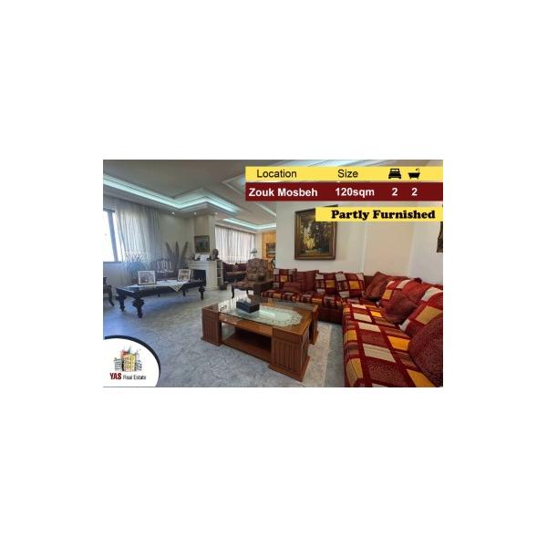 Zouk Mosbeh 120m2 | partly Furnished | Decorated | EL/EH |