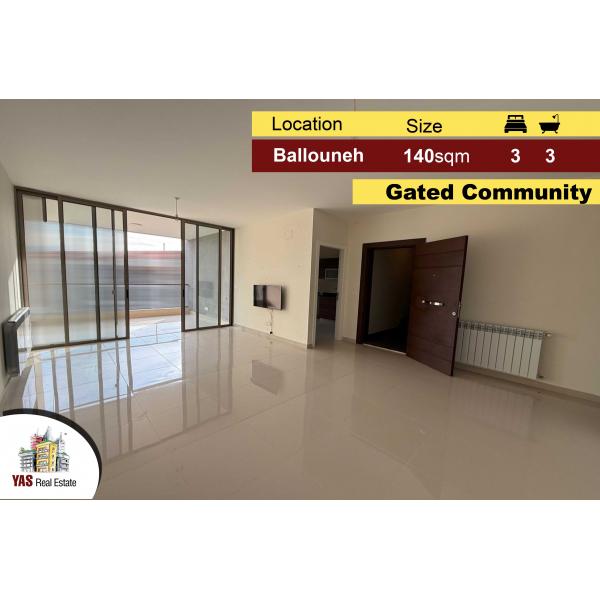 Ballouneh 140m2 | Gated Community | Swimming Pool | Luxury | AC |