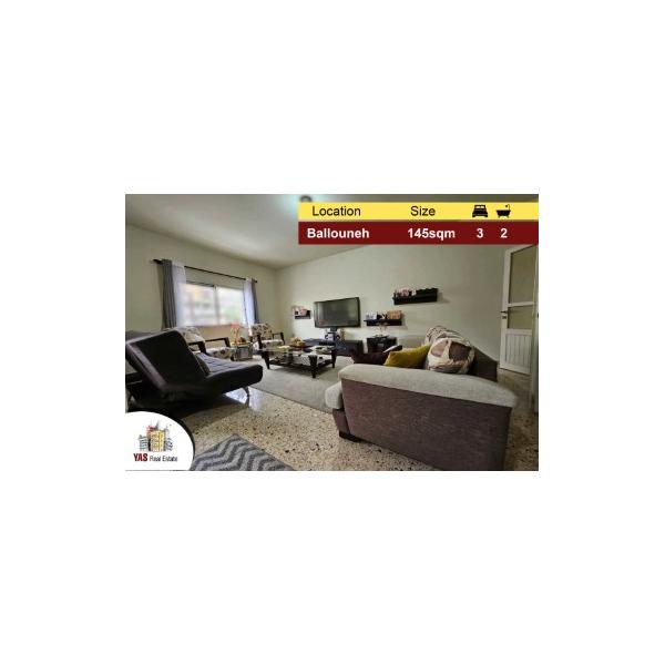 Ballouneh 145m2 | Open View | Quiet Street | Catch | TO |