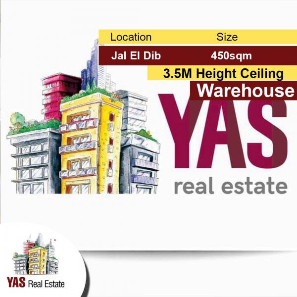 Jal El Dib 450m2 | Warehouse | Truck Access | Ideal Investment | MJ |