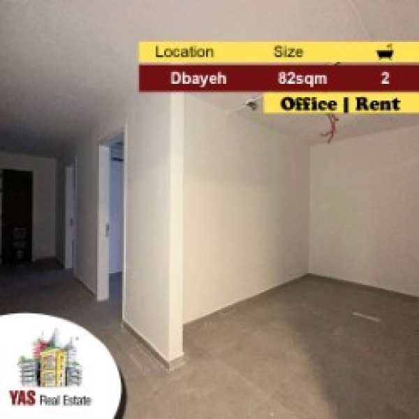 Dbayeh 81m2 | Rent | Office | Prime Location | Perfect Investment |MJ