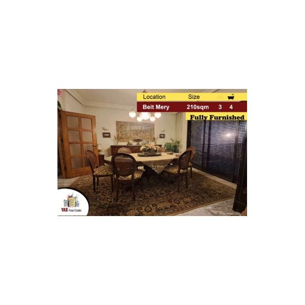 Beit Mery 210m2 | Open Mountain View | Furnished | Private Street|AMK