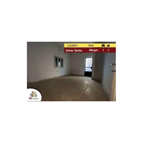 Daher Sarba 80m2 | Well Maintained | Smart Dimensions |Calm Street|EH