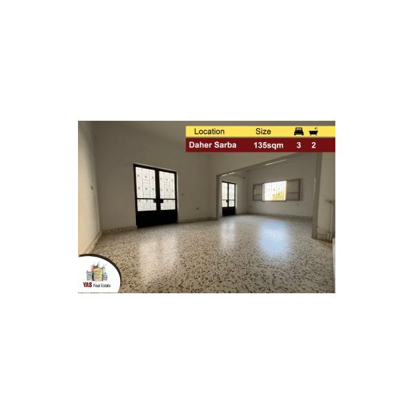 Daher Sarba 135m2 |Well Lighted | Quiet Street| Excellent Condition|EH