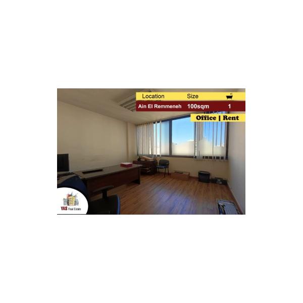Ain El Remmeneh 100m2 | Office | Rent | Prime Location | Catch | AA