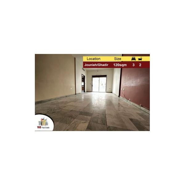 Jounieh/Ghadir 120m2 | Well Maintained | Calm Street | EH |