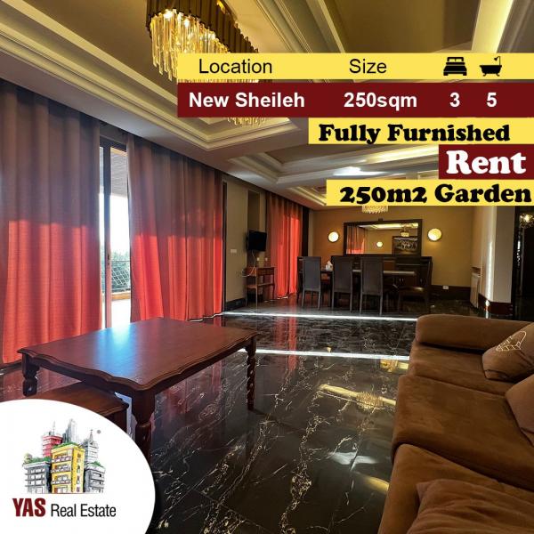 New Sheileh 250m2 | 250m2 Garden | Furnished |Rent | Private Street|KS