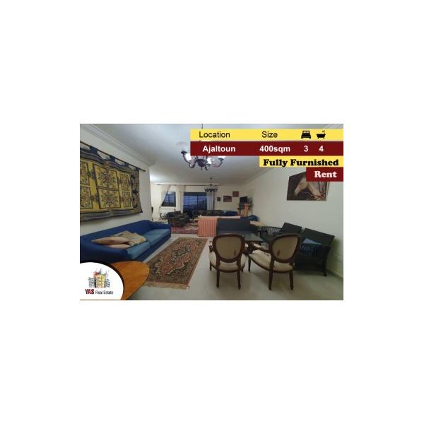 Ajaltoun 400m2 | Rent | Fully Furnished | Well Maintained | KH |