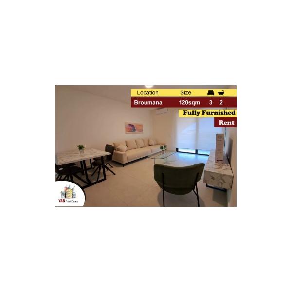 Broumana 120m2 | Rent | Furnished | Mountain View | Luxury | AMK |
