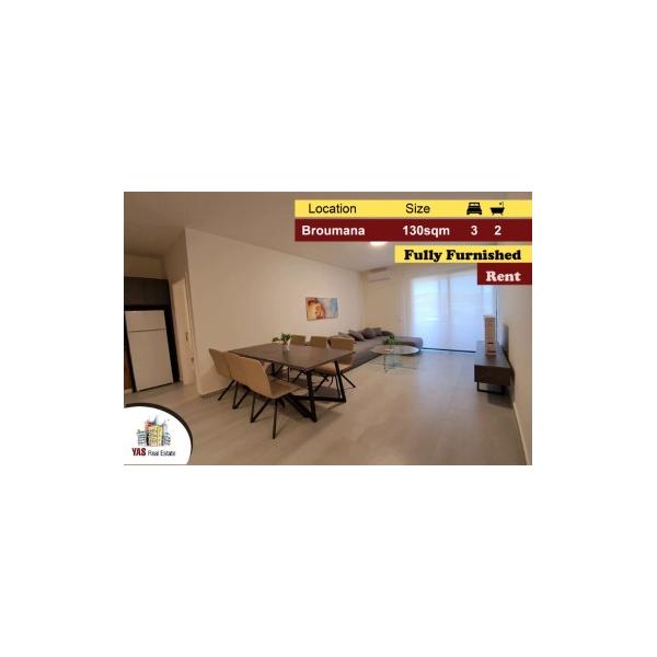 Broumana 130m2 | Rent | Fully Furnished | Mountain View | AMK |