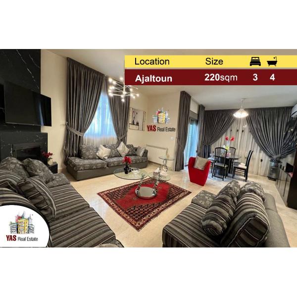 Ajaltoun 220m2 | 100m2 Terrace | New | High-End |