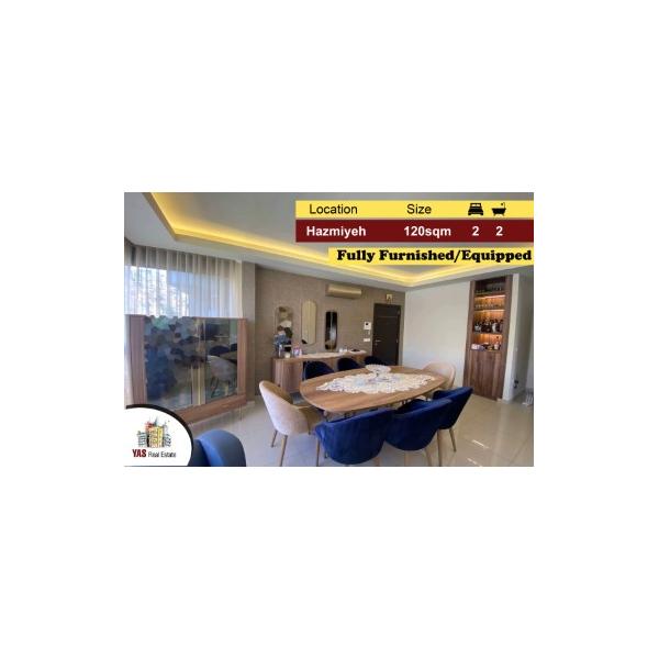 Hazmiyeh/New Mar Takla 120m2 | Furnished|Decorated |Prime Location|PA