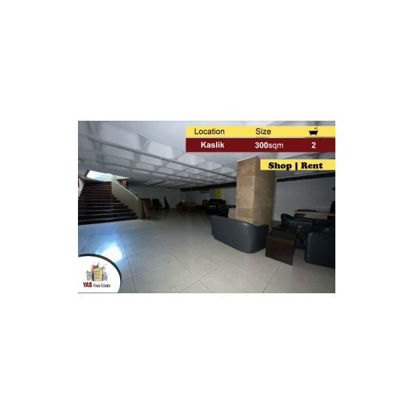 Kaslik 300m2 | Shop For Rent | Ideal Investment | Prime Location | EH