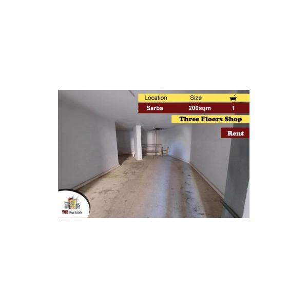 Sarba 200m2 | 3 Floors |shop | Perfect Investment | Rent | EH |