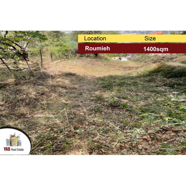 Roumieh 1400m2 | Land | Residential | Calm Area | Greenery | TS |