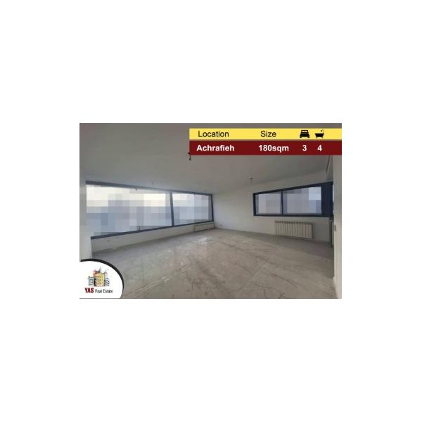 Achrafieh 180m2 | Prime Location | High End | New Flat | View | PA |