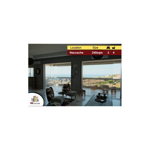 Naccache 240m2 | Terrace | Well Maintained | Luxury Decorated |View|PA