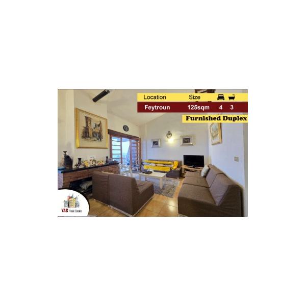 Feytroun/Satellity 125m2 | Furnished Chalet | Duplex | Luxury | DA |