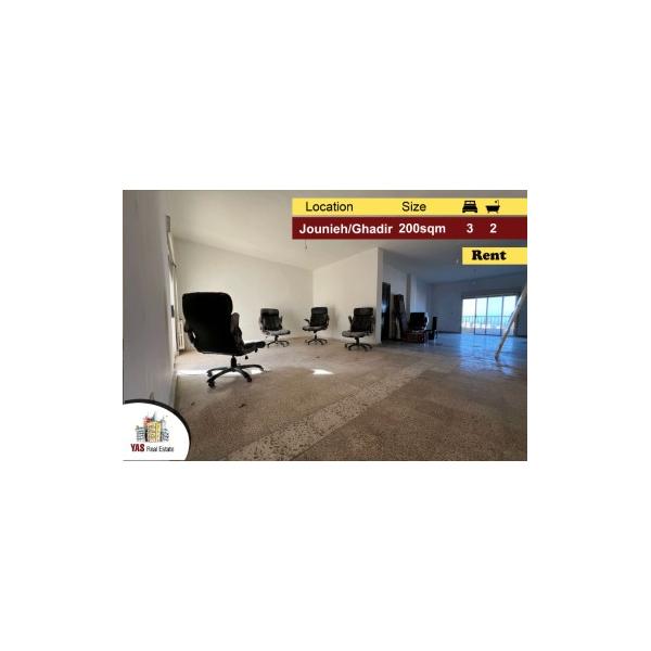 Jounieh/Ghadir 200m2 | Rent | Prime Location | Panoramic View | EH