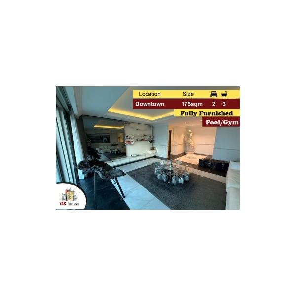 Downtown 175m2 | Fully Furnished/Decorated|Open View | High End | PA |