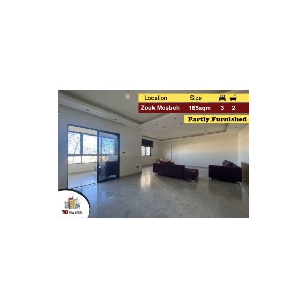 Zouk Mosbeh 165m2 | Open View | Partly Furnished | Luxury | EL |
