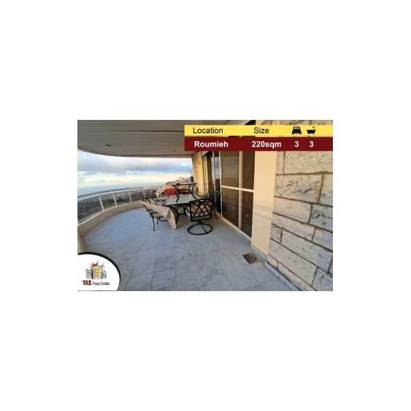 Roumieh 220m2 | Well Maintained | Calm Area | Panoramic View | AMK |