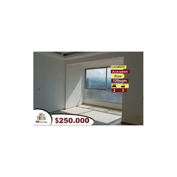 Achrafieh 120m2 | Prime Location | Brand New | View | PA |