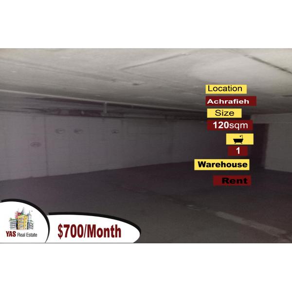 Achrafieh 120m2 | Warehouse | Rent | Prime Location | MO |