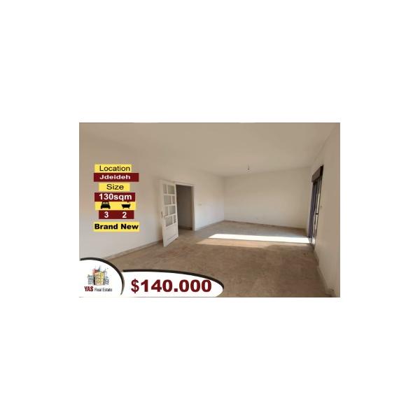 Jdeideh 130m2 | Brand New | Calm Area | Mint Condition | AA