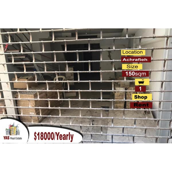 Achrafieh 150m2 | Shop | Mint Condition | Prime Location | Rent | MO |