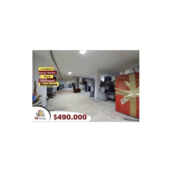 Daher Sarba 1000m2 | Warehouse | Perfect Investment | IV/EH |