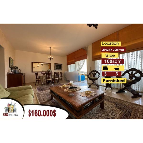 Jiwar Adma 160m2 | Furnished | Sea View | Prime Location | RA/IV