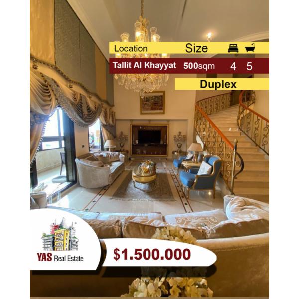 Tallit Al Khayyat 500m2 | Super Prime Location | Duplex | Sea View |PA