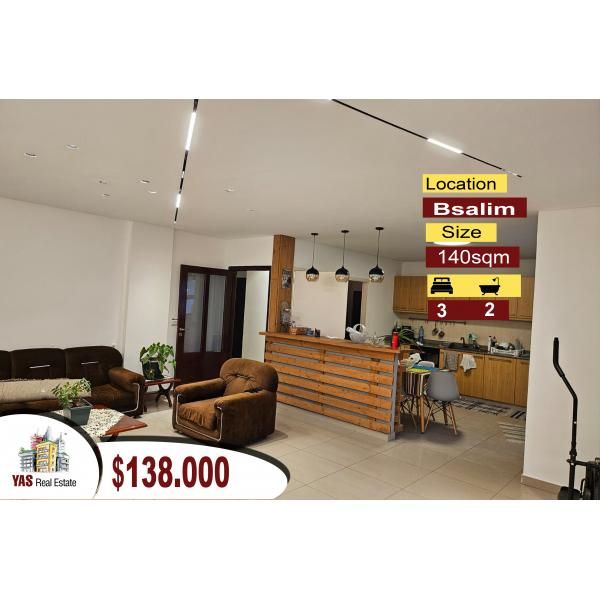 Bsalim 140m2 | Prime Location | PA |