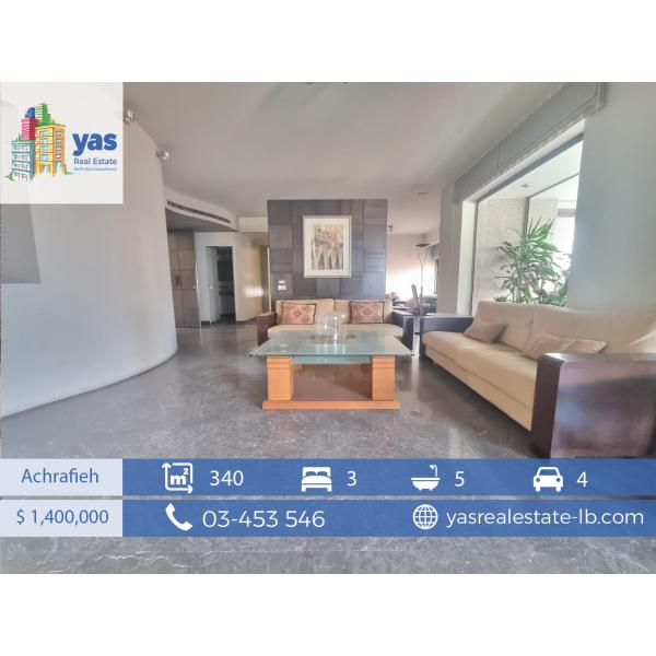 Achrafieh 340m2 | Very Well Maintained | City View | PA |