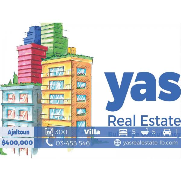Ajaltoun 300m2 Villa | 800m2 Land | Private Street | View | BA |